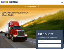 Tablet Screenshot of bobtailinsurance.com